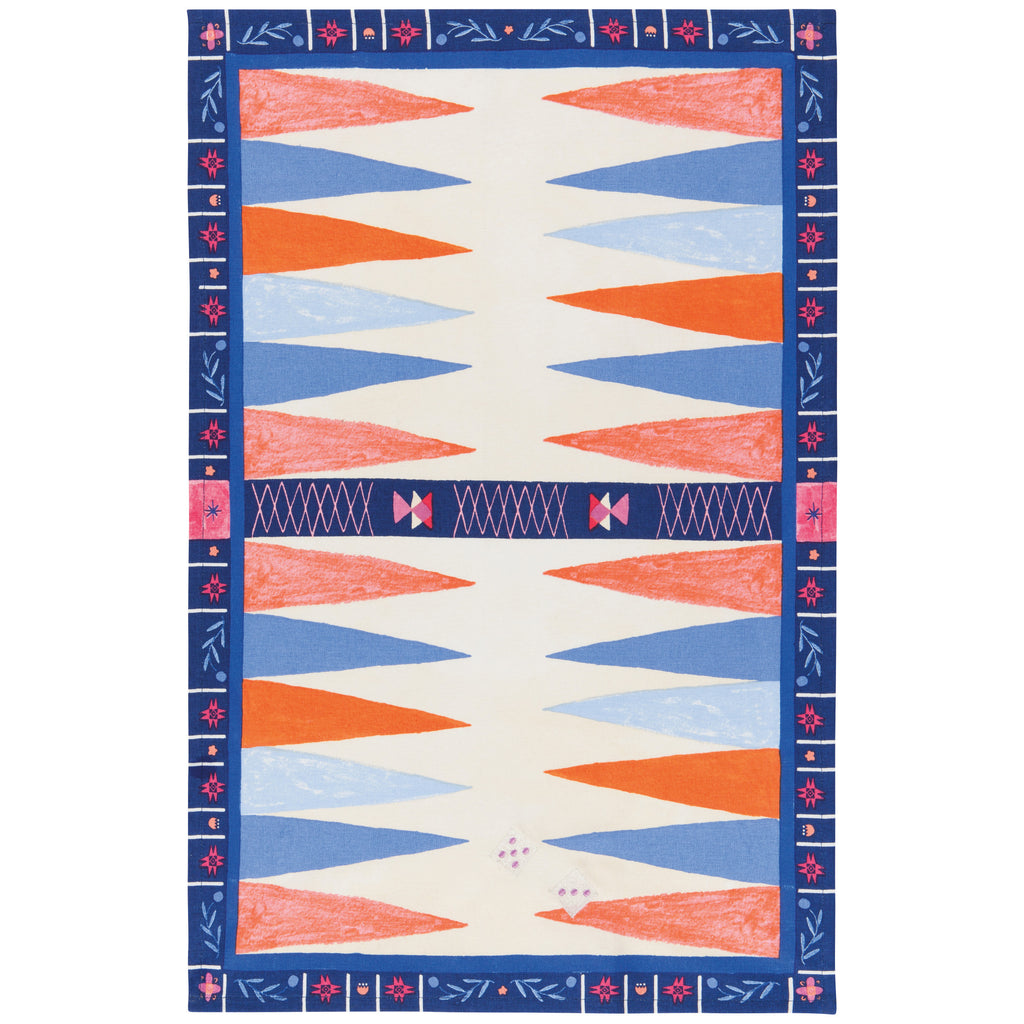 Backgammon Board Game Dishtowel by Danica - Freshie & Zero Studio Shop