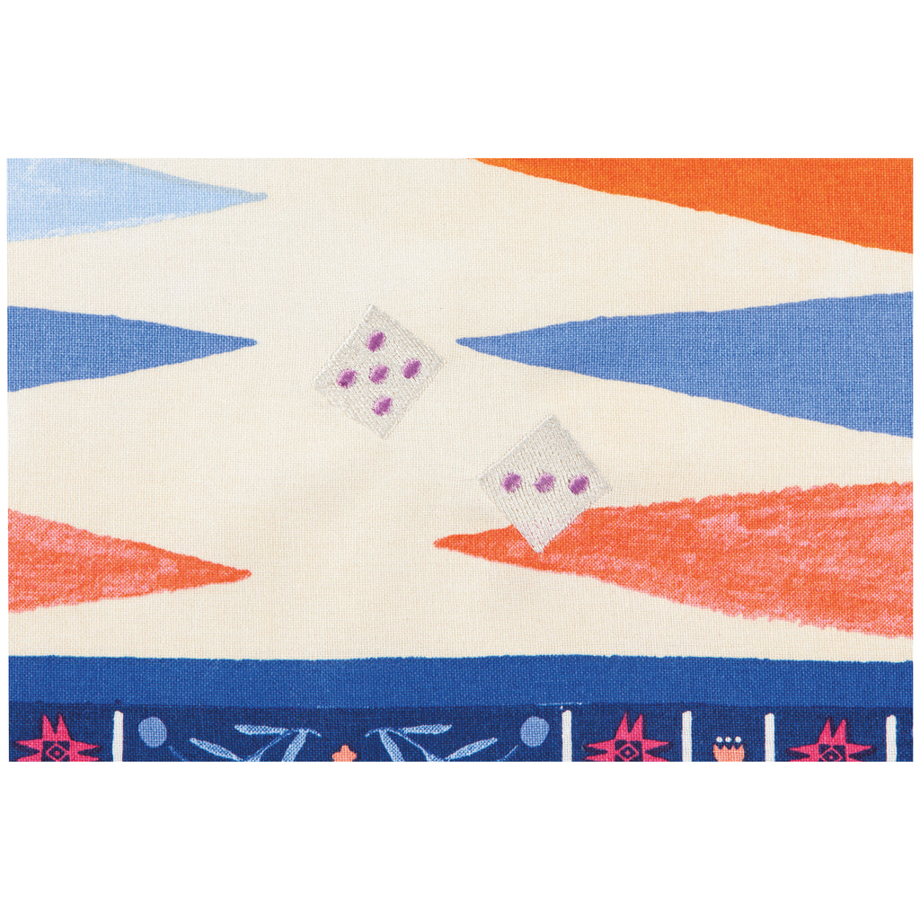 Backgammon Board Game Dishtowel by Danica - Freshie & Zero Studio Shop