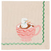 Cozy Cups Cotton Cocktail Napkins - Set of 4 - Freshie & Zero Studio Shop