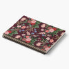 Dahlia Maroon Spiral Notebook by Rifle Paper Co - Freshie & Zero Studio Shop