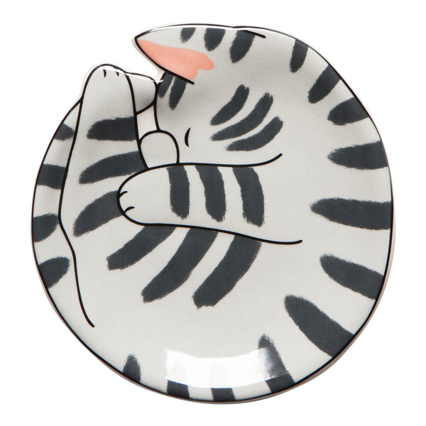 Meow and Furever Sleepy Cat Trinket Dish - Freshie & Zero Studio Shop