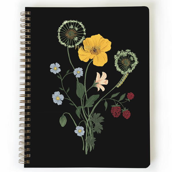 Vintage Botanicals Blank Small Spiral Notebook - Freshie & Zero Studio Shop