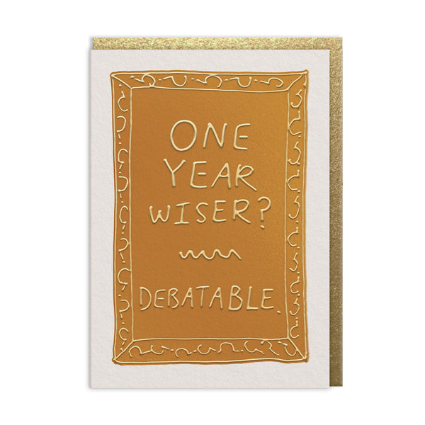 Debatable Greeting Card (13686) - Freshie & Zero Studio Shop