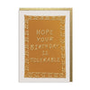 Tolerable Birthday Greeting Card (13695) - Freshie & Zero Studio Shop