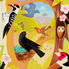 British Birds Premium Paperback Notebook - Freshie & Zero Studio Shop