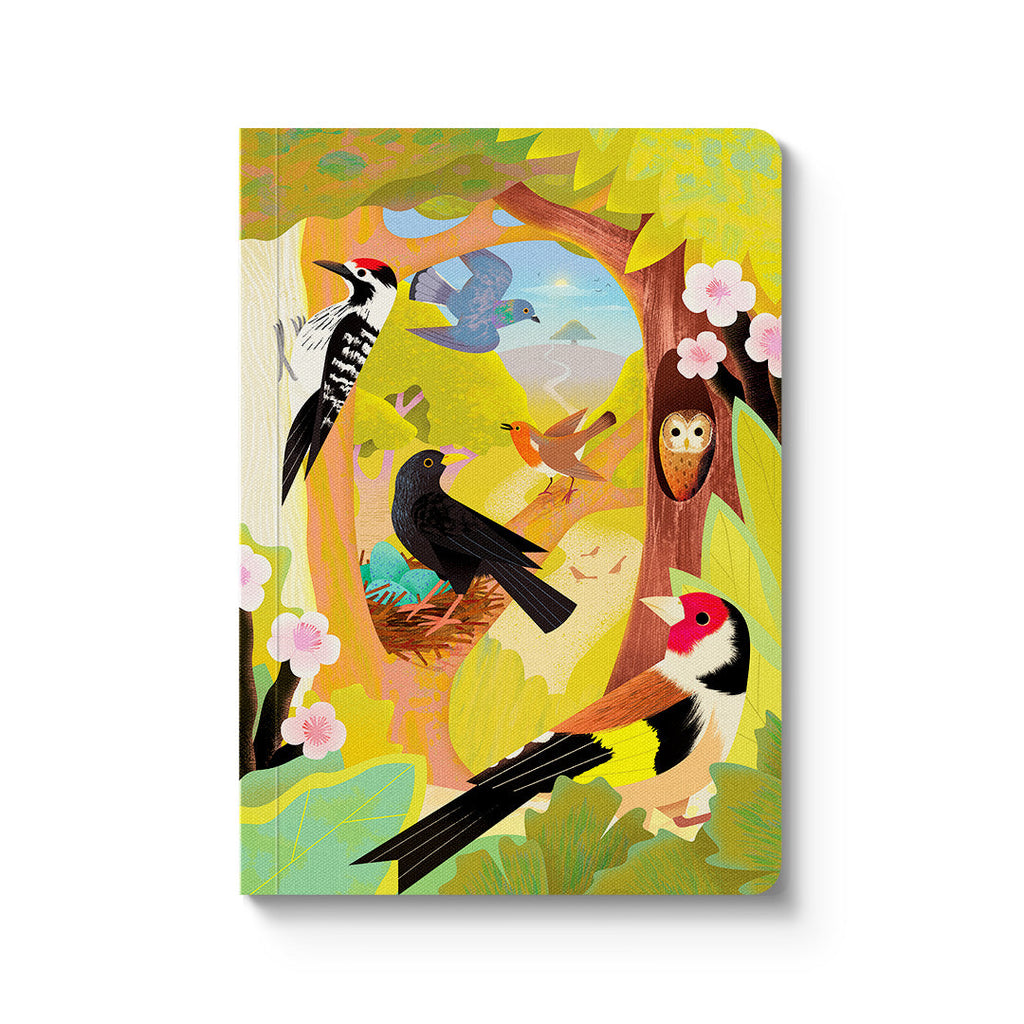 British Birds Premium Paperback Notebook (A6) (12471) - Freshie & Zero Studio Shop
