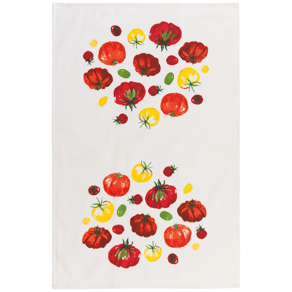 Heirloom Tomato Print Terry Dishtowel - Freshie & Zero Studio Shop