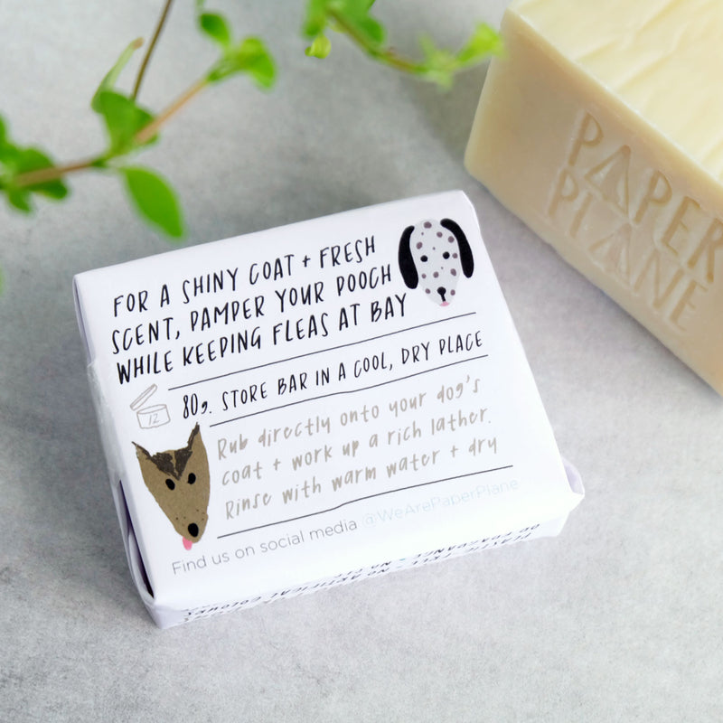 Dog Shampoo Bar by Paper Plane - Freshie & Zero Studio Shop