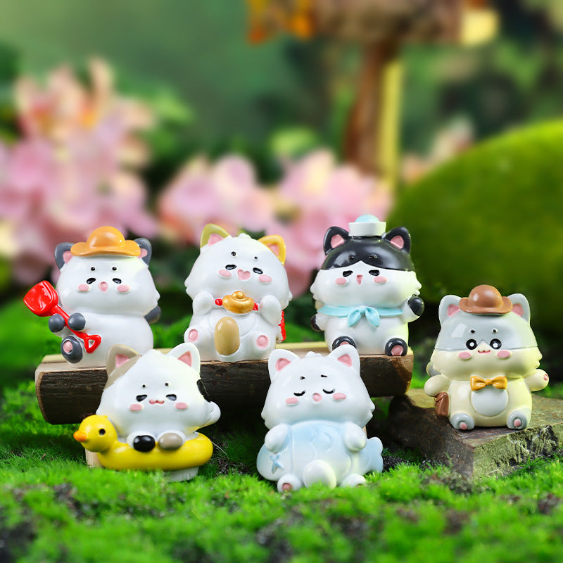 Kitten Hakimi's Meow Life Cat Figurine Blind Box - Freshie & Zero Studio Shop