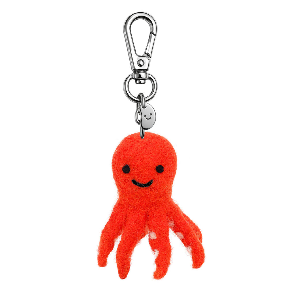 Ollie The Octopus Felt Keychain (13953) - Freshie & Zero Studio Shop