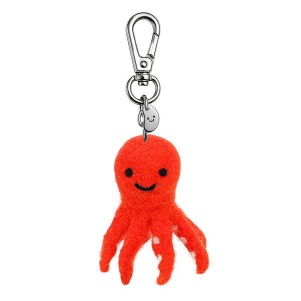 Ollie The Octopus Felt Keychain (13953) - Freshie & Zero Studio Shop