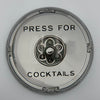 Press Here for Cocktails Glass Dome Paperweight - Freshie & Zero Studio Shop