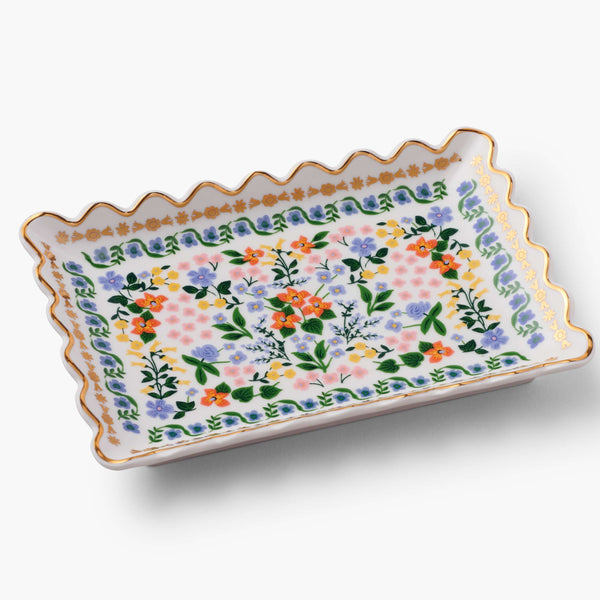 Wildwood Porcelain Catchall Tray by Rifle Paper - Freshie & Zero Studio Shop