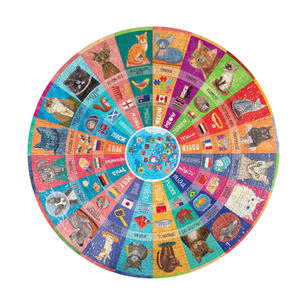 Cats of the World Puzzle 500 pieces - Freshie & Zero Studio Shop