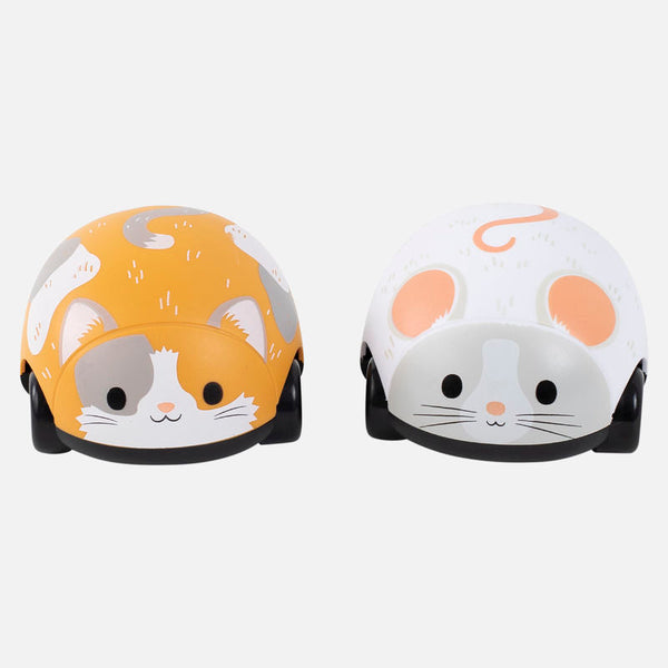 Cat and Mouse Pull-Back Toys - Freshie & Zero Studio Shop