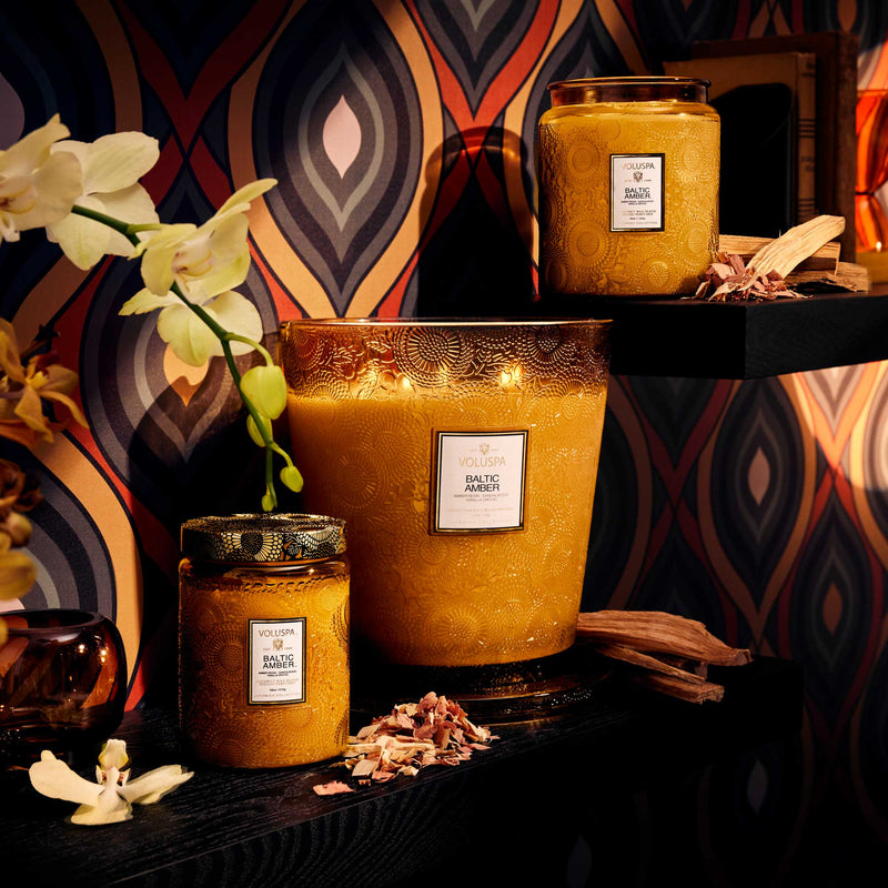 Baltic Amber Large Jar Candle - Freshie & Zero Studio Shop