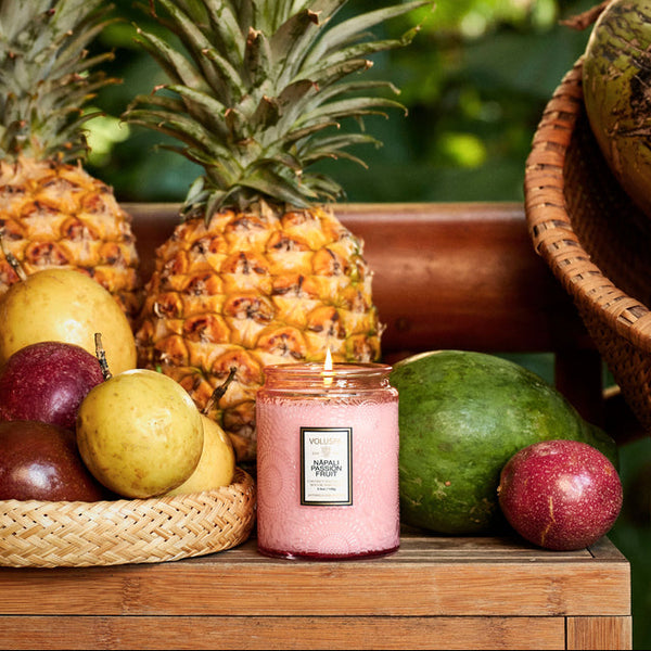 Nāpali Passion Fruit Small Jar Candle by Voluspa - Freshie & Zero Studio Shop