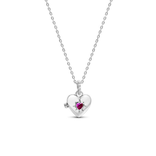 Tweens + Teens Silver Heart Locket Necklace - Freshie & Zero Studio Shop