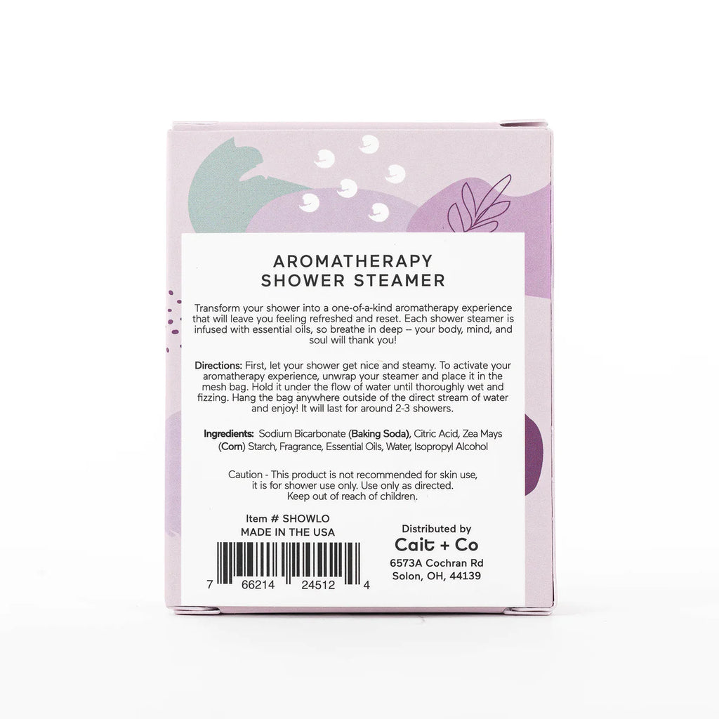 Shower Steamers - Lavender + Oat - Freshie & Zero Studio Shop