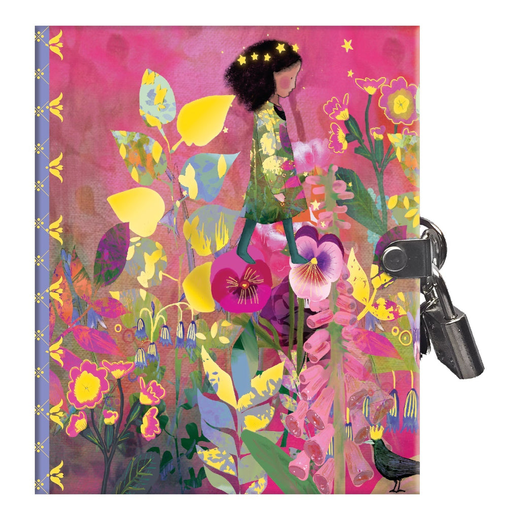 Mini Lock & Key Kid's Diary - Enchanted Illustrations - Freshie & Zero Studio Shop