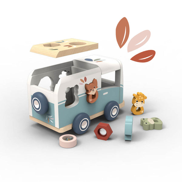 Van Shape Sorter Toy - Freshie & Zero Studio Shop