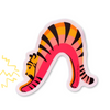 Stretching Tiger Sticker - Freshie & Zero Studio Shop