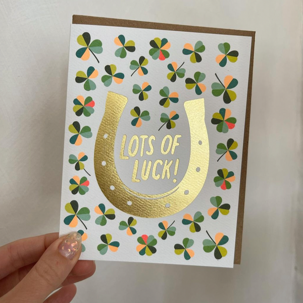 Lots of Luck! Card - Freshie & Zero Studio Shop