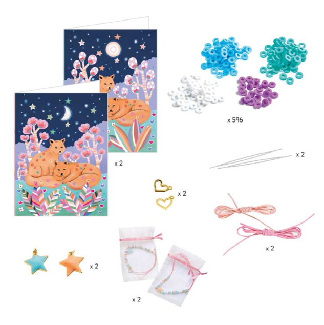 Djeco Bead Kit - Stars - Freshie & Zero Studio Shop