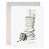 Grad Books Card by E. Frances Paper - Freshie & Zero Studio Shop