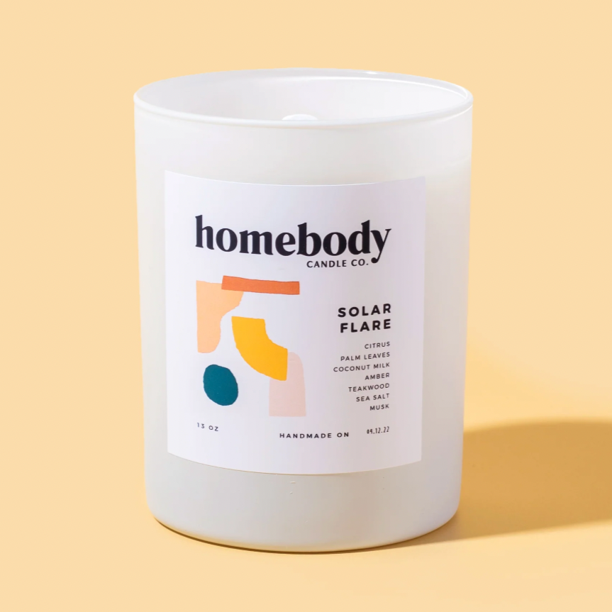 Homebody Candle: Solar Flare - Freshie & Zero Studio Shop