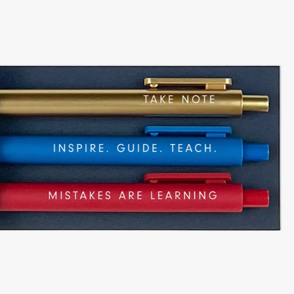 Teacher Jotters Gel Pen Set - Freshie & Zero Studio Shop
