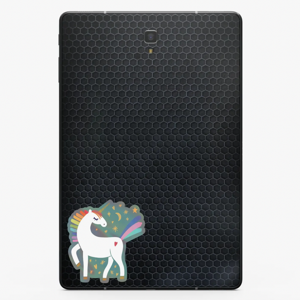 Unicorn Sparkles Holographic  Vinyl Sticker - Freshie & Zero Studio Shop