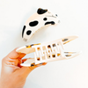 Spotted Dog Hair Claw Clip - Freshie & Zero Studio Shop