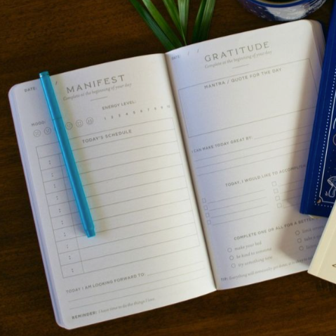 Wellness & Self-Care Daily Guided Journal - Freshie & Zero Studio Shop