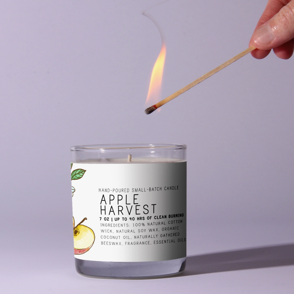 Apple Harvest 7oz Just Bee Candle - Freshie & Zero Studio Shop