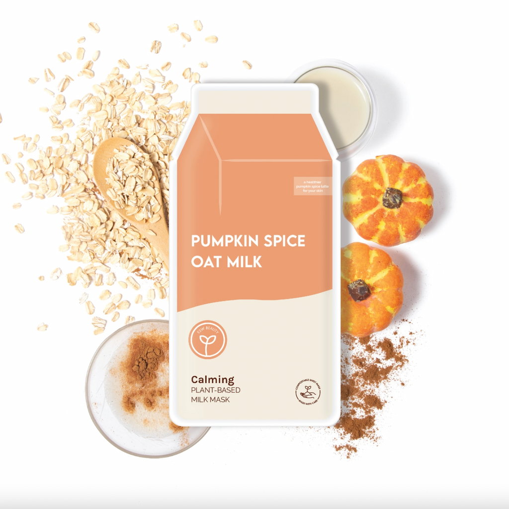 Pumpkin Spice Oat Milk Calming Plant Based Milk Mask - Freshie & Zero Studio Shop