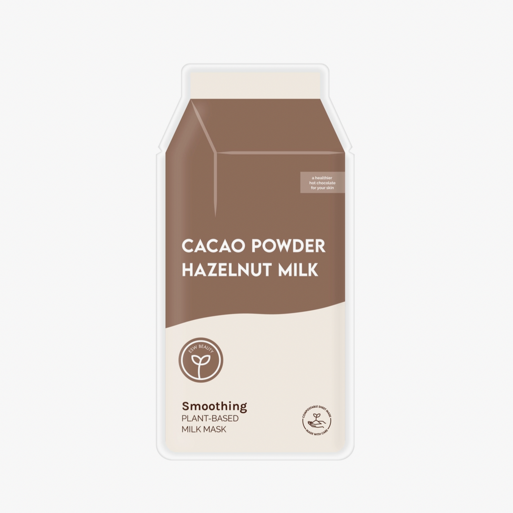 Cacao Powder Hazelnut Milk Smoothing Plant-Based Milk Mask - Freshie & Zero Studio Shop