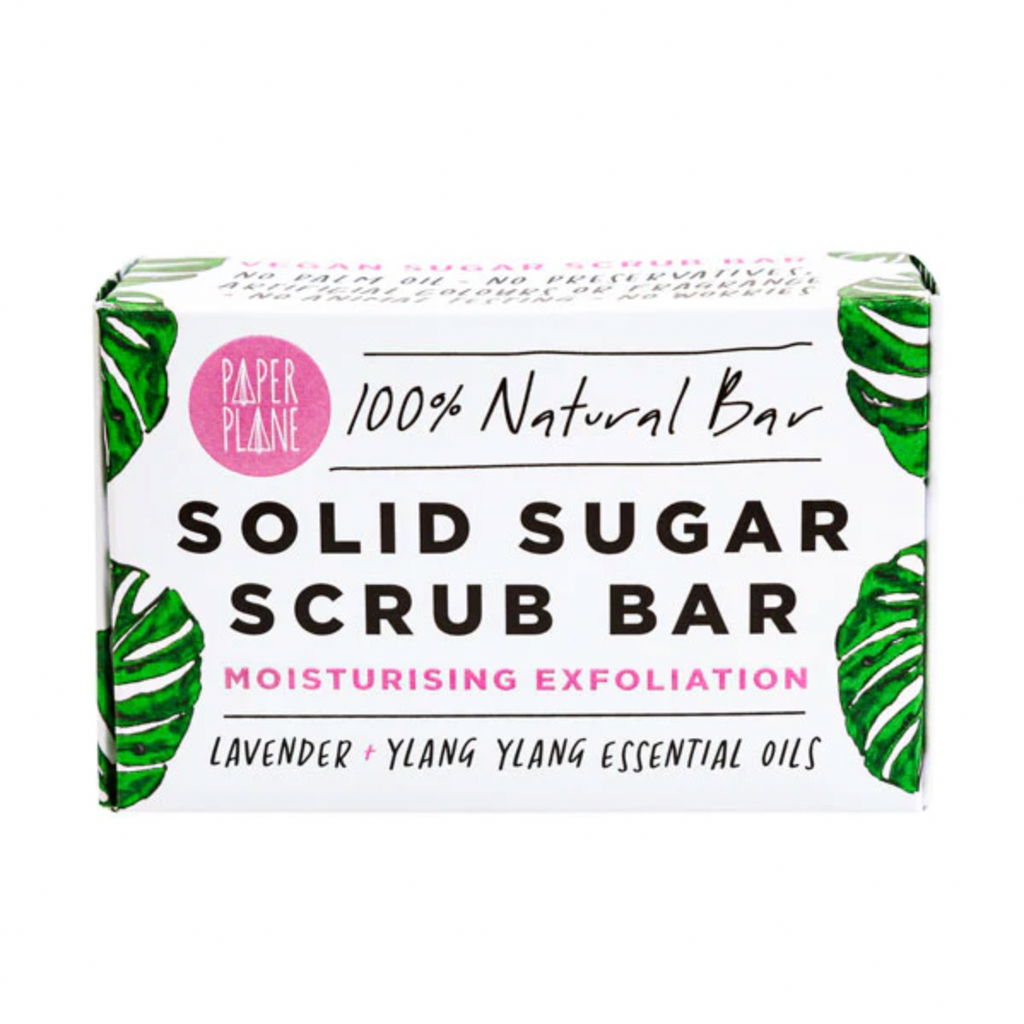 Paper Plane Solid Sugar Scrub Bar - Freshie & Zero Studio Shop