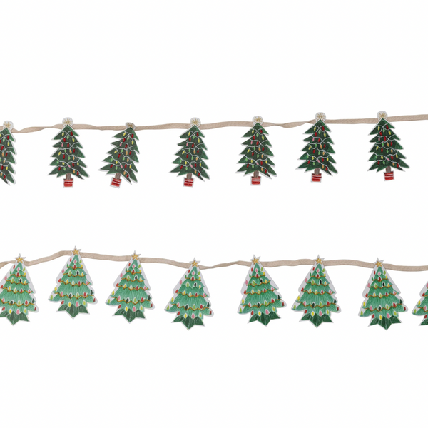 Recycled Paper Tree Garland - Freshie & Zero Studio Shop