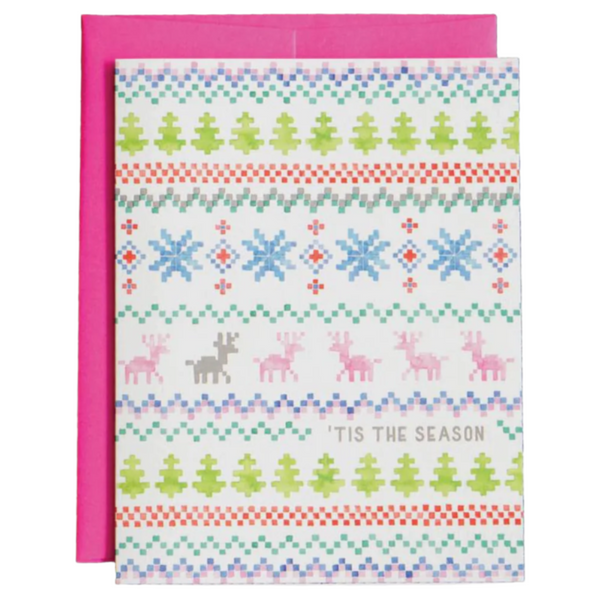 Holiday Sweater Greeting Card - Freshie & Zero Studio Shop