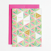 Happy Holidays Geometric Greeting Card - Freshie & Zero Studio Shop