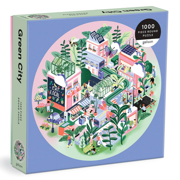 Green City Puzzle: 1000 Pieces - Freshie & Zero Studio Shop