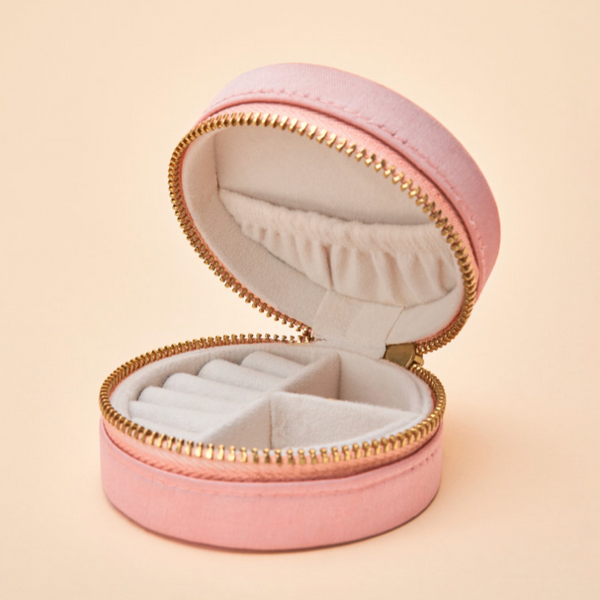Travel Mini Jewelry Box: Pink Ladybug - Freshie & Zero Studio Shop