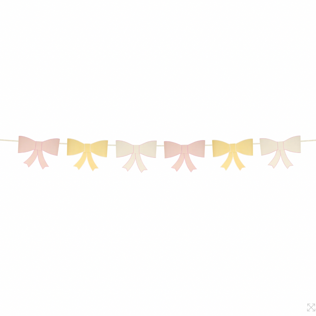 Puffy Paper Bows Garland - Freshie & Zero Studio Shop