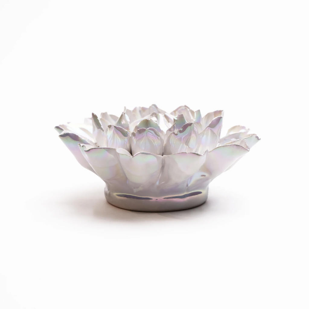 Ceramic Bloom: Pearl Dahlia - Freshie & Zero Studio Shop