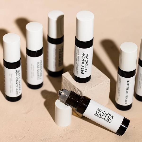 Rollerball Perfume Oil: Violet Hibiscus + Green Monstera - Freshie & Zero Studio Shop