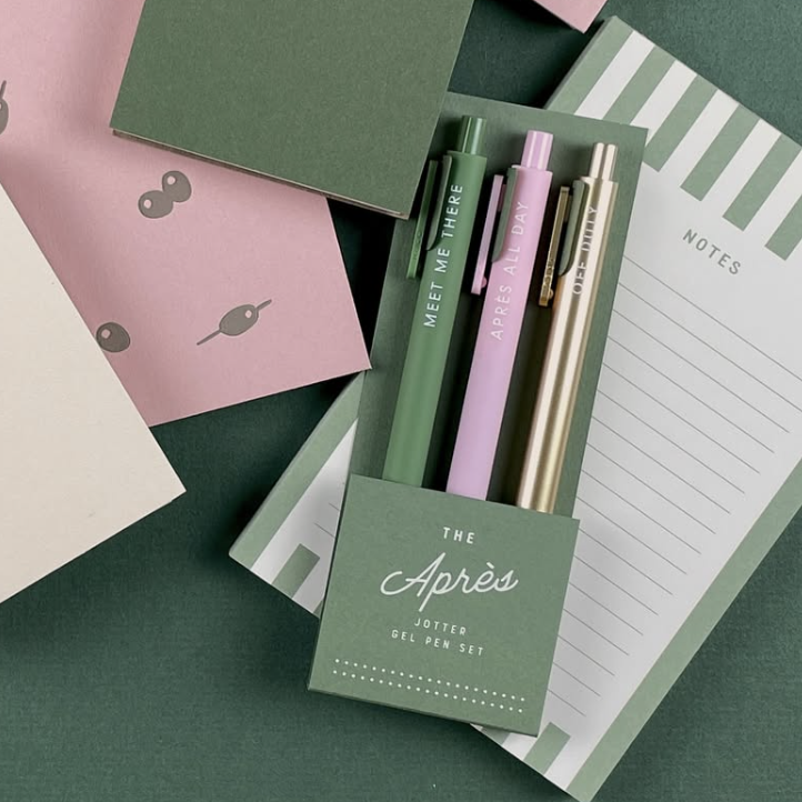 Après Jotter Gel Pen: Set of 3 - Freshie & Zero Studio Shop