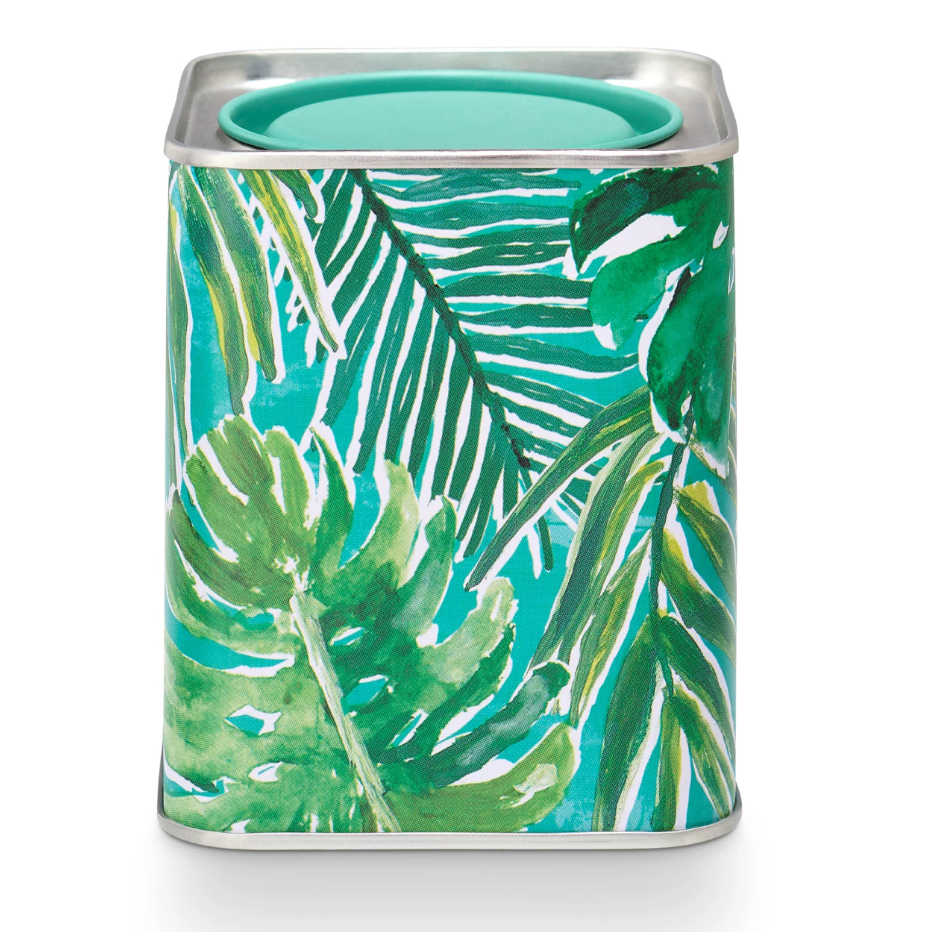 Jungle Green Magnolia Printed Tin - Freshie & Zero Studio Shop