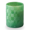 Jungle Green Magnolia Textured Glass Candle - Freshie & Zero Studio Shop