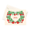 Strawberries Thank You Notecards Set of 10 - Freshie & Zero Studio Shop
